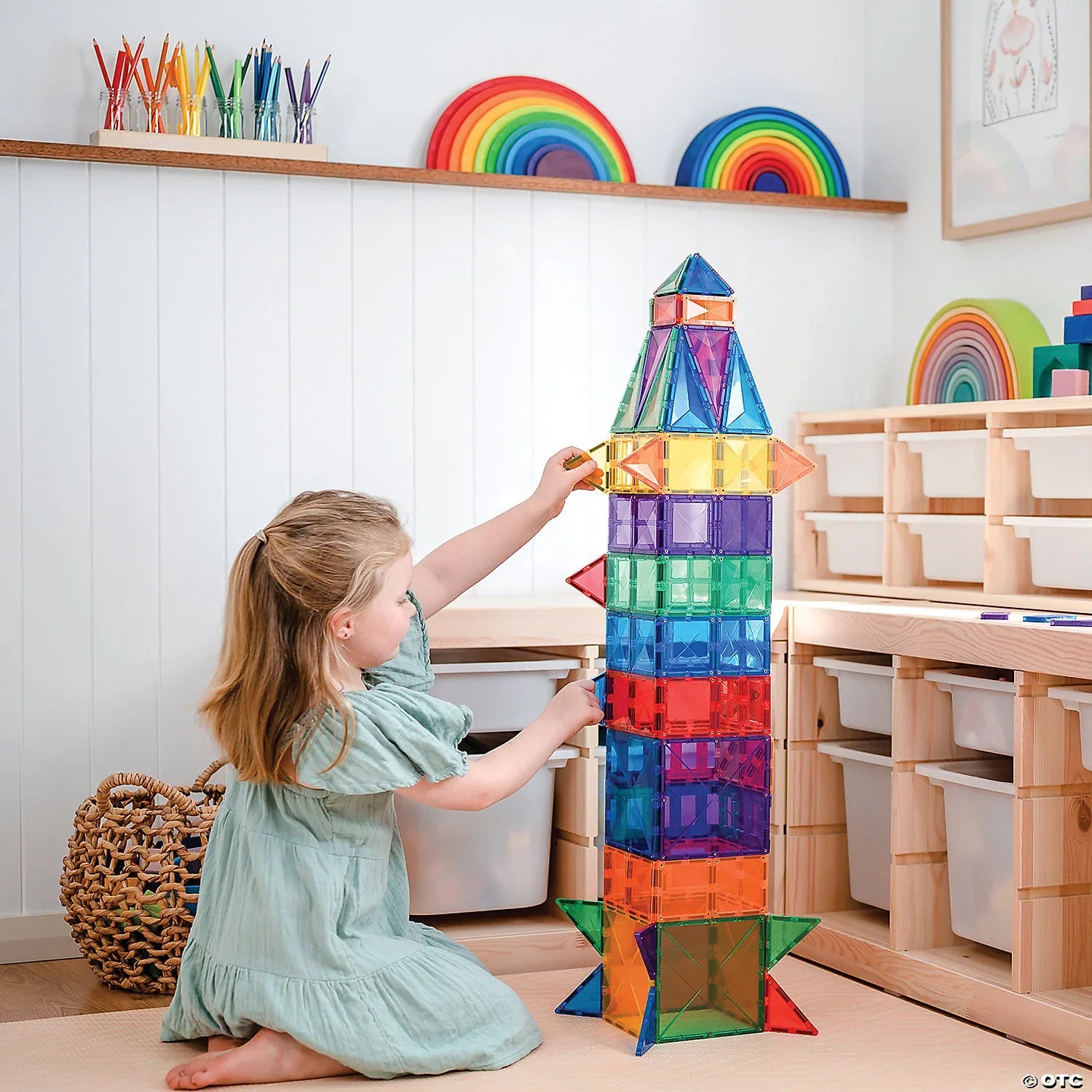 Forfullfun Toys Connetix Rainbow Creative Pack – 102-Piece Magnetic Building Set