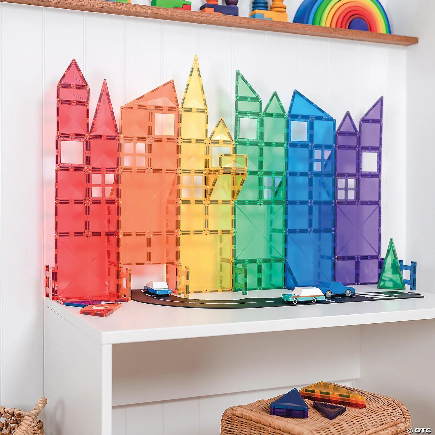 Forfullfun Toys Connetix Rainbow Creative Pack – 102-Piece Magnetic Building Set