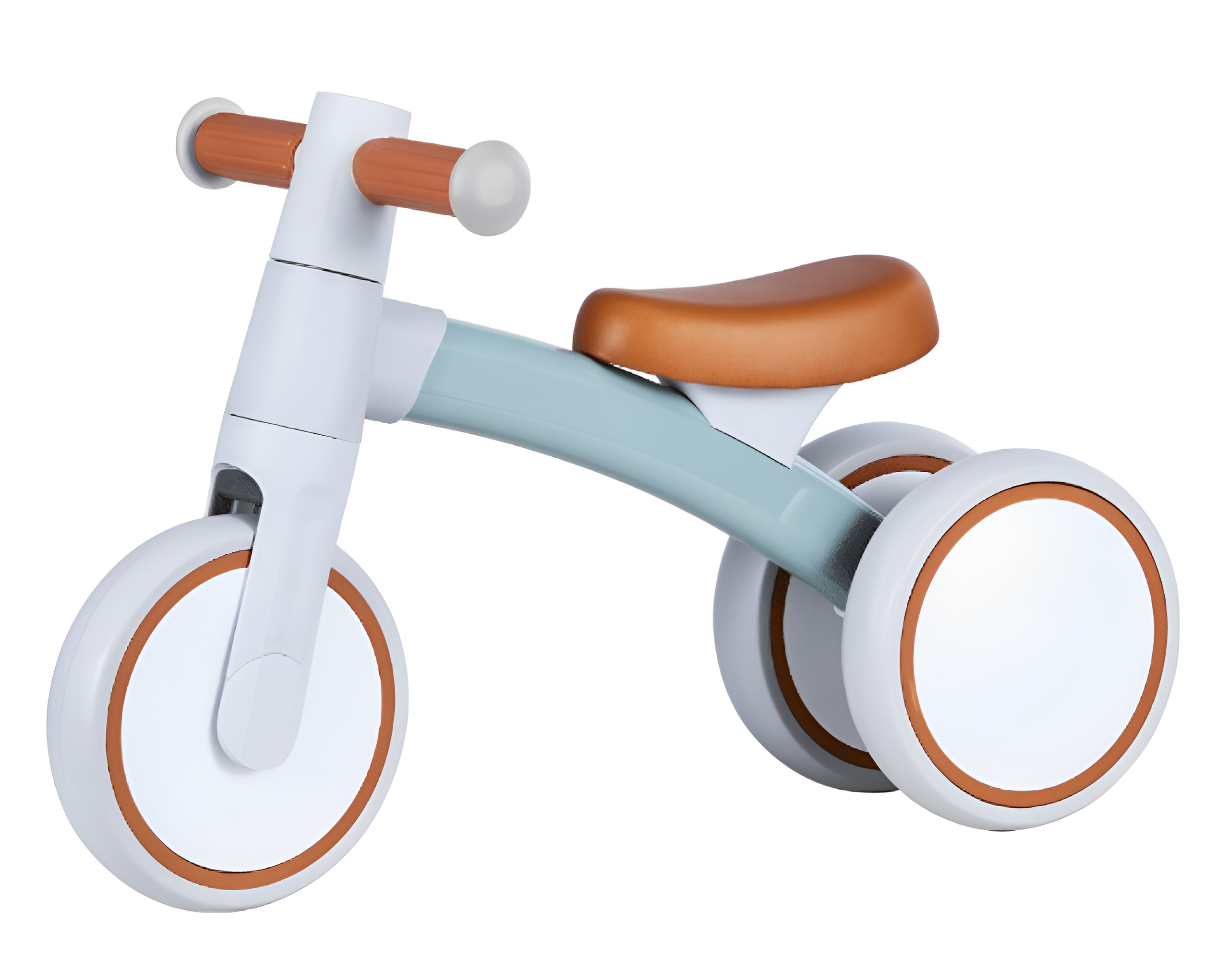 Toddler First Ride Montessori Balance Bike for ages 1+ with wooden frame and colorful design, ideal for early riding development.