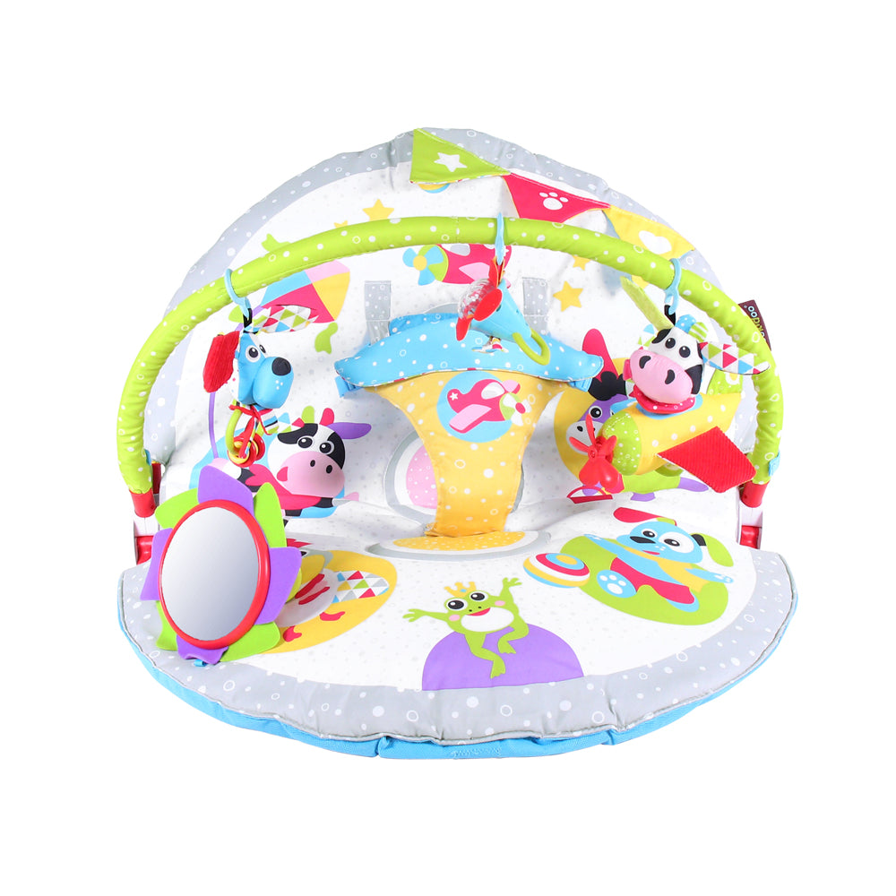 Baby Gym Lay-to-Sit-Up Playmat | ForFullFun Baby Toys