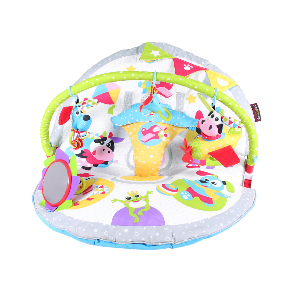 Baby Gym Lay-to-Sit-Up Playmat | ForFullFun Baby Toys