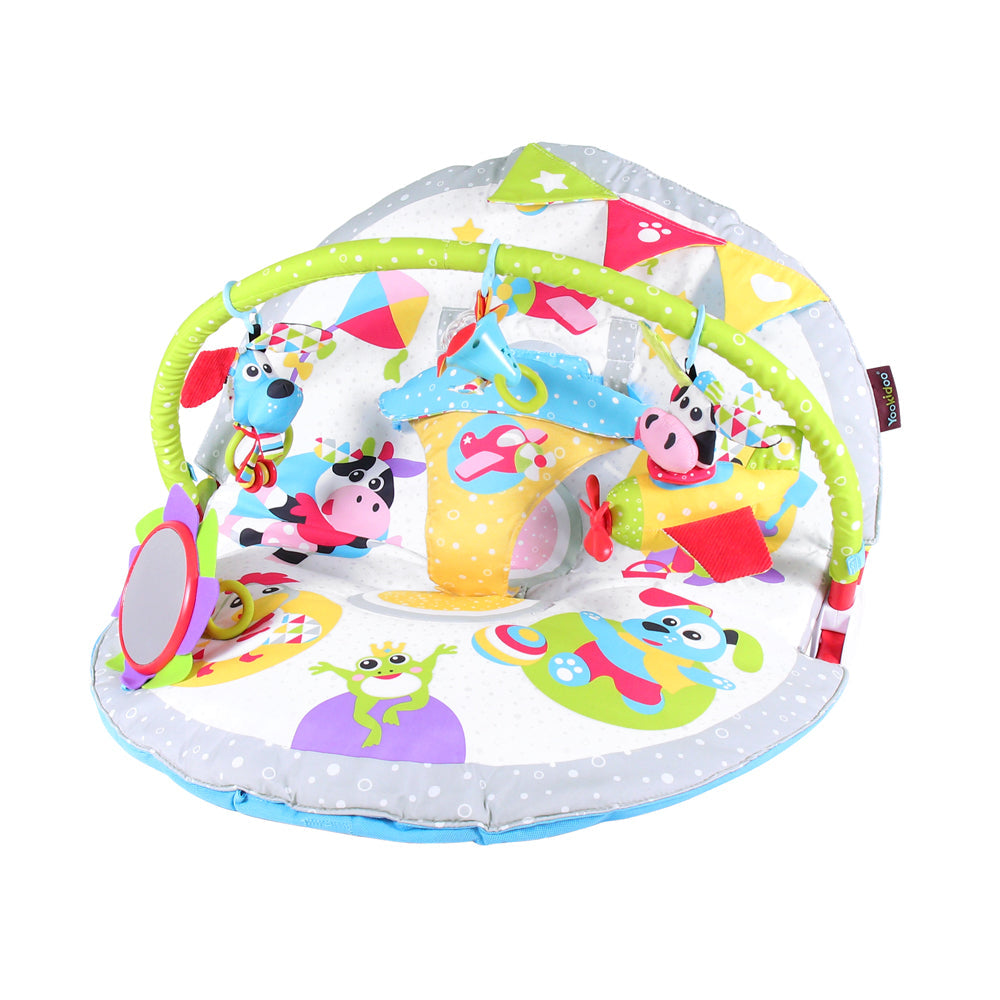 Baby Gym Lay-to-Sit-Up Playmat | ForFullFun Baby Toys