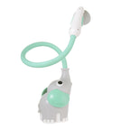 Elephant Baby Bath Shower Head — Forest Green | ForFullFun Baby Toys