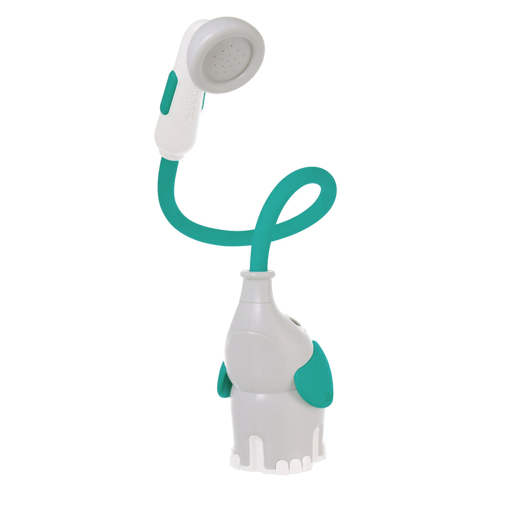 Elephant Baby Bath Shower Head — Forest Green | ForFullFun Baby Toys