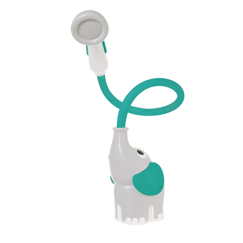 Elephant Baby Bath Shower Head — Forest Green | ForFullFun Baby Toys