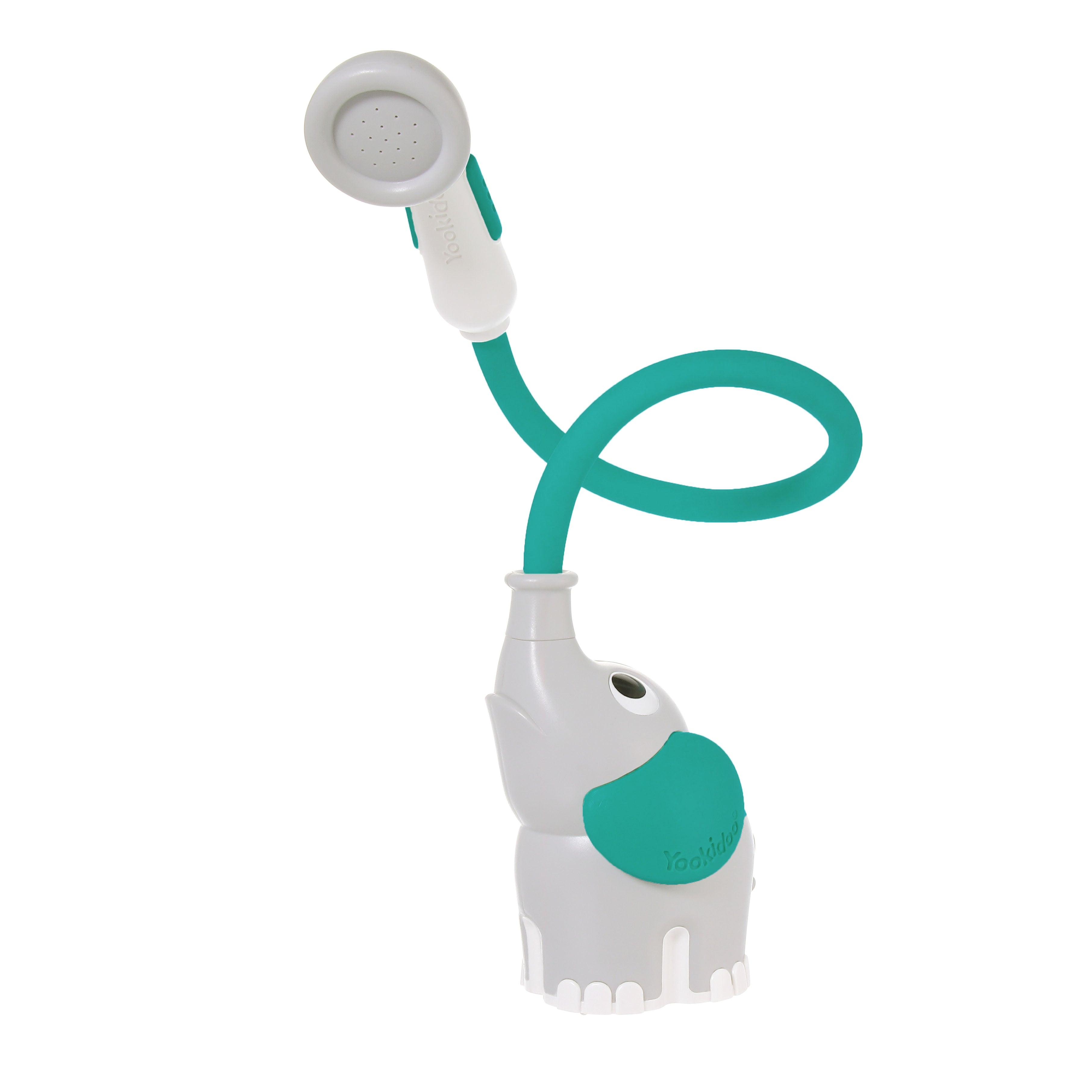 Elephant Baby Bath Shower Head — Forest Green | ForFullFun Baby Toys
