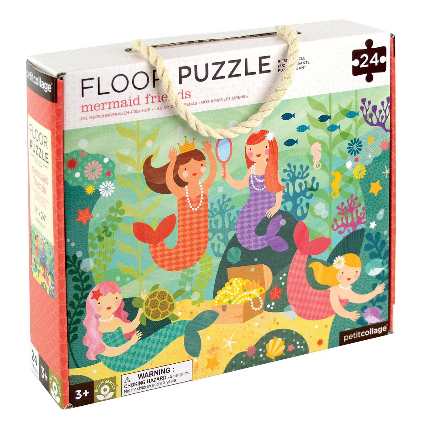 Forfullfun Toys Mermaid Friends 24-Piece Floor Puzzle