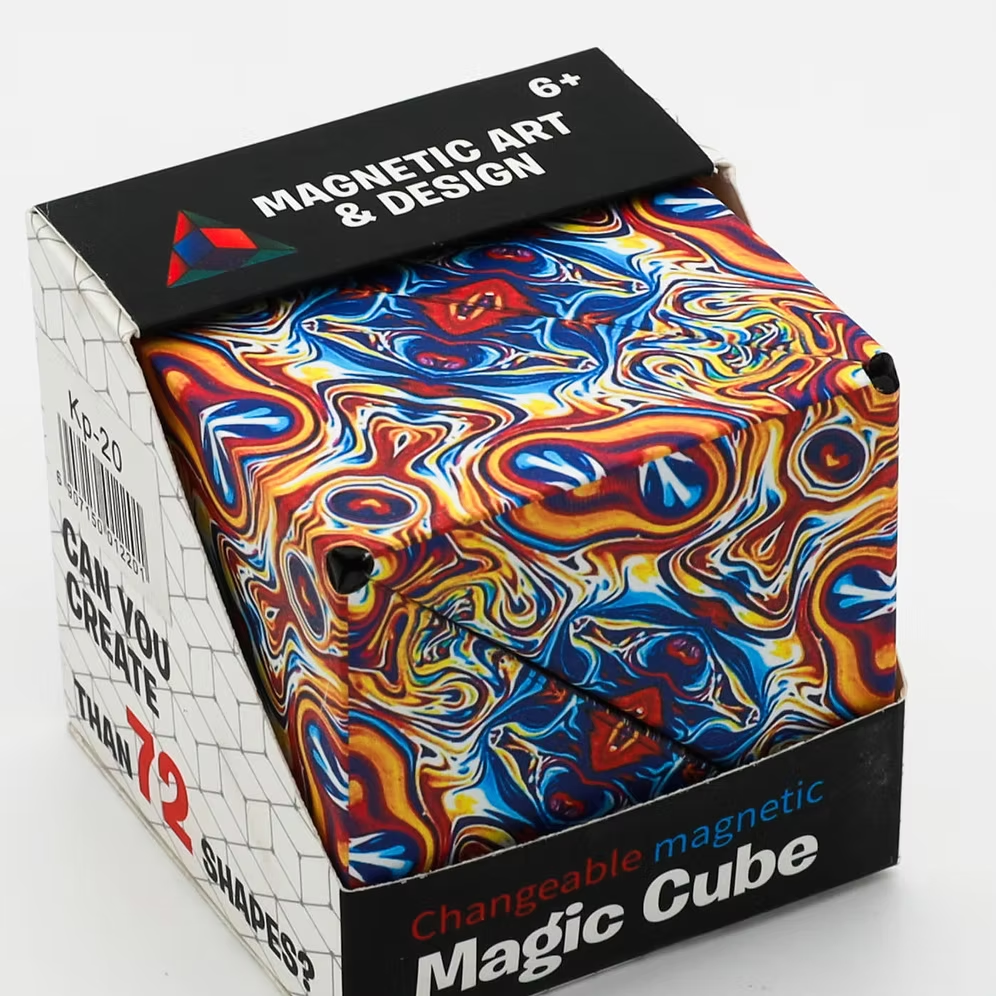 For Full Fun-Shashibo Magnetic Puzzle Cube — Shape-Shifting Fidget Toy, 70+ Forms, Ages 4+-Puzzle Toys