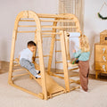 7-in-1 indoor toddler playground with swings set, slide board and art station – ForFullFun