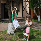 For Full Fun-Wooden gymnastic rings for kids-Single Swing