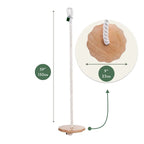 For Full Fun-Wooden rope swing for kids-Single Swing