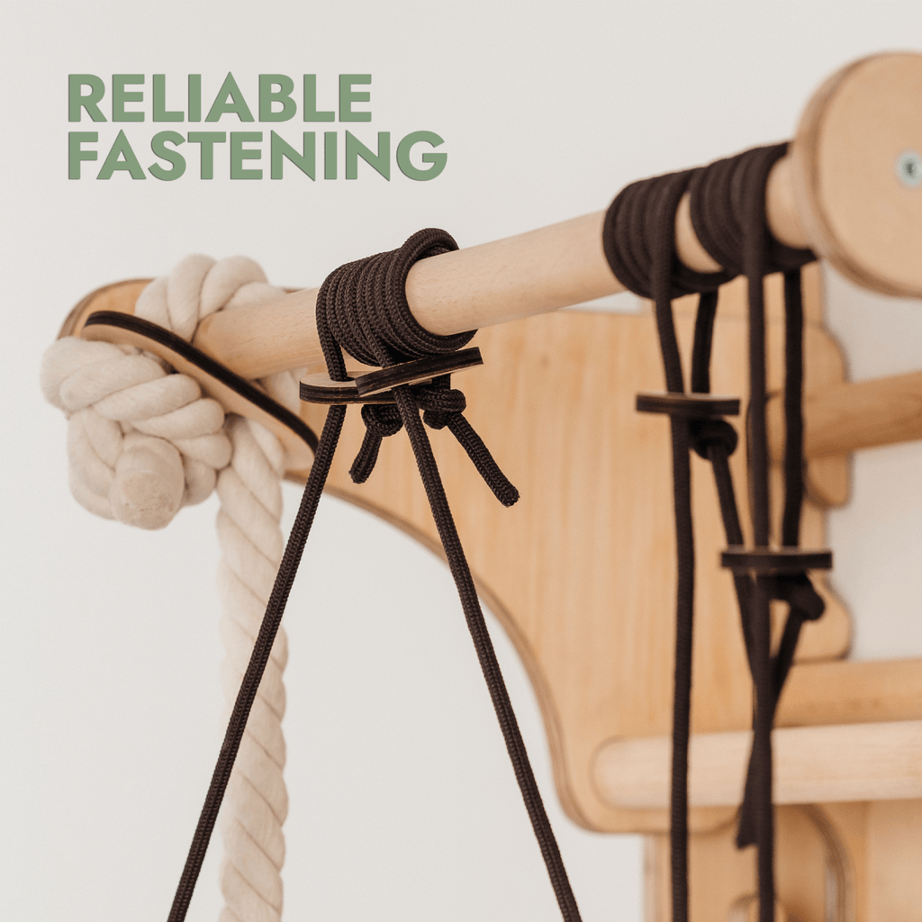 For Full Fun-Wooden Swedish Wall / Climbing ladder for Children + Swing Set + Slide Board + Art Add-on-Swedish wall